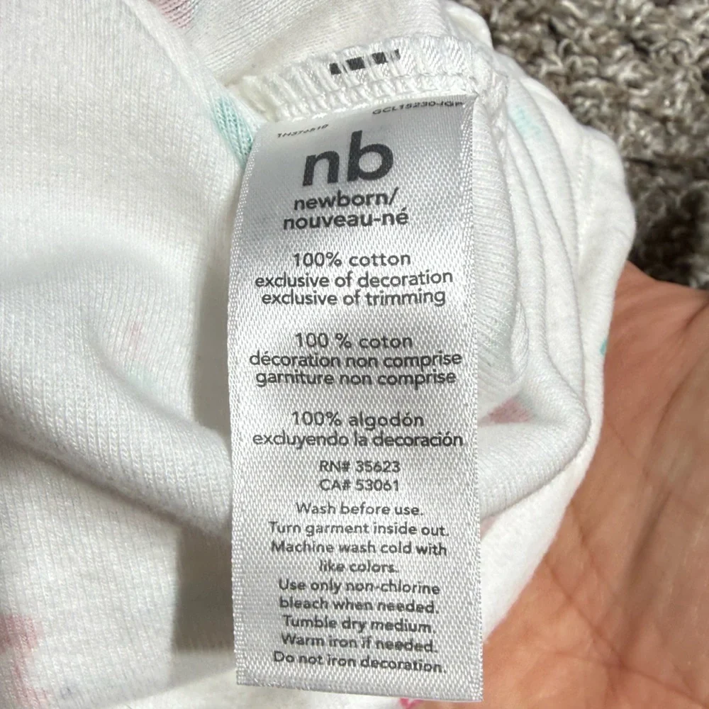 Carter’s Baby Sleep Sack Gown Summer Print Size Newborn